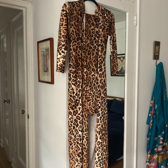 shania twain leopard catsuit costume - handmade - Picture 3 of 3